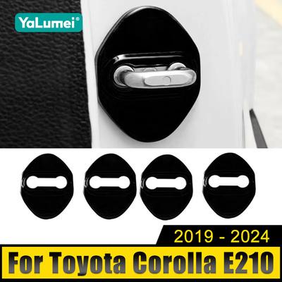 Для Toyota Corolla E210 2019 2020 2024 2024 2024 2024 Гибрид 4 шт. Нержавеющая Автомобильная Крышка Дверного Замка Чехол Отделка Наклейки Аксессуары