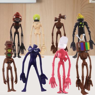 4/8 шт. детские модные игрушки, голова сирены, статуя, коллекционная пластиковая фигурка, декор для стола