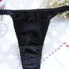Women's Sexy Pure Silk Thongs Briefs Bikinis Underwear G-String Panties Comfortable Healthy