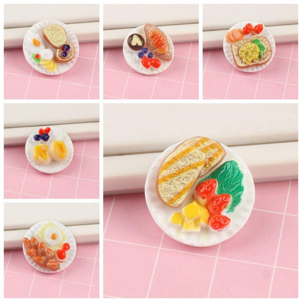 Colorful Dollhouse Miniature Simulation Food Model Creative Kitchen Accessories Children