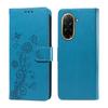 For Xiaomi Redmi A5 NFC (173.45*79.35*8.45mm) Leather Case Butterfly Floral Imprint Wallet Stand Cover