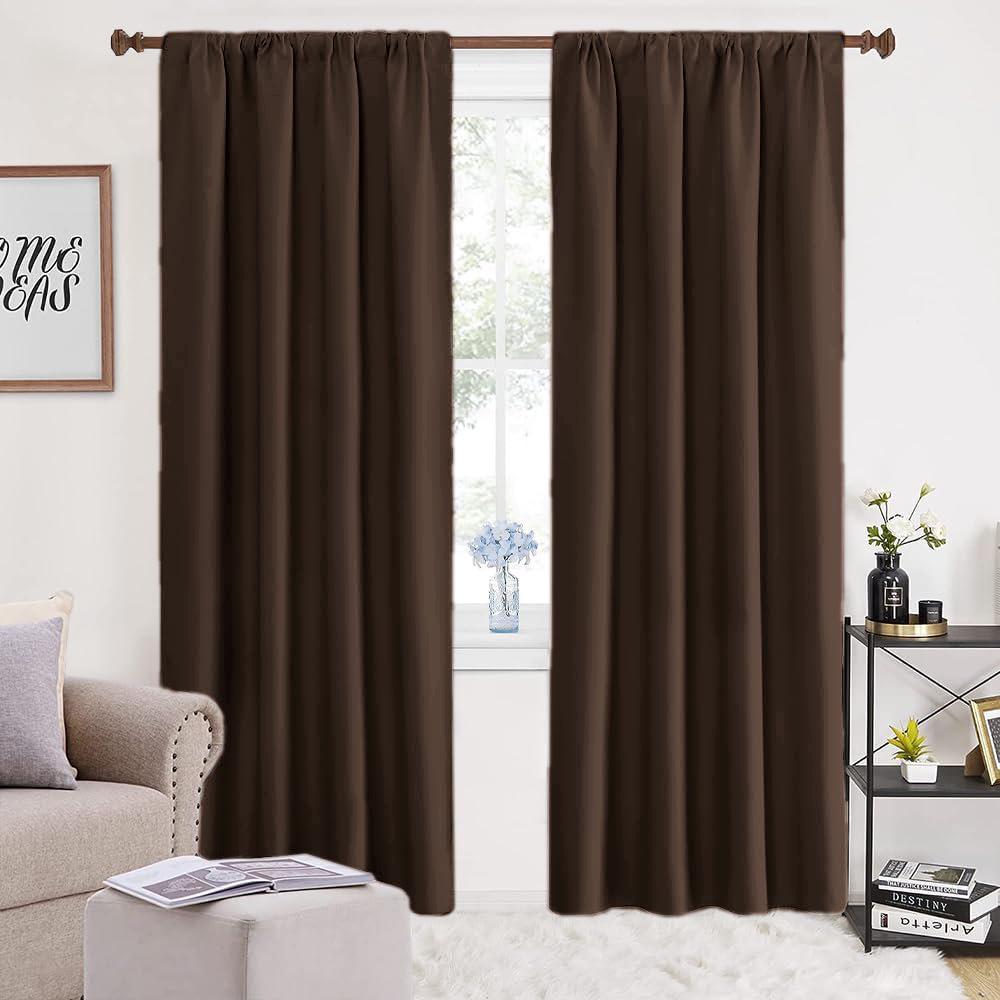 Плотные светонепроницаемые шторы с теплоизоляцией для спальни или балкона, дизайн с кулиской