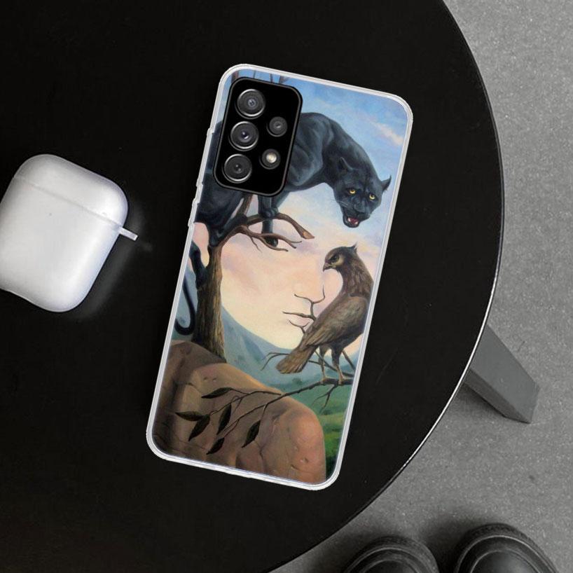 Чехол для телефона Salvador Dali Art для Samsung Galaxy A12 A22 A32 A52 A72 A02S A51 A50S A31 A20S A10S Note 20 Ultra 10 Plus Gala