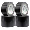 BOMEI PACK Армированный скотч, 6 рулонов, Черный, 50 мм x 25 м, для упаковки, Клейкая лента