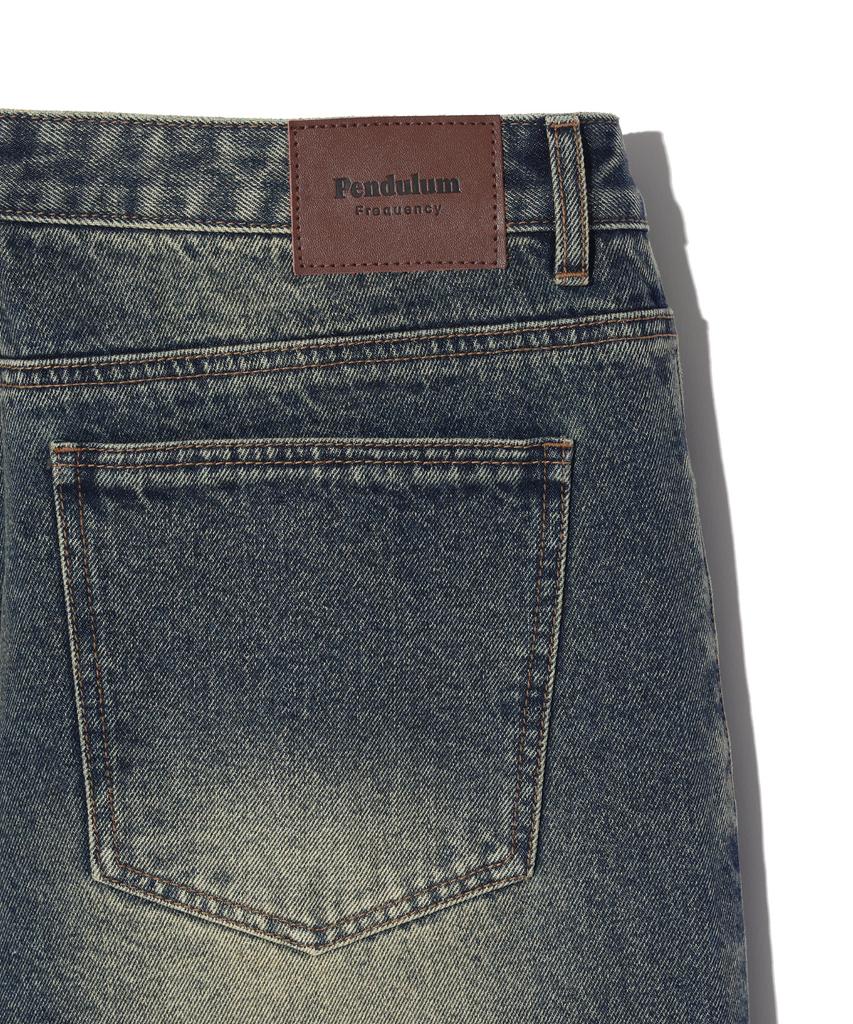 PENDULUM Curved Brush Denim Pants Lq5Du533_Dark Indigo