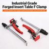 2Pcs Desktop Quick Acting Hold Down Clamp Universal Adjustable Fixed Clip Ratcheting Table Clamp Easy to Install