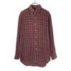 POLO COUNTRY RALPH LAUREN 90-е годы Клетчатый узор вышивка логотипа Рубашка с длинным рукавом на пуговицах Мужская Б/У