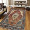 American Retro Living Room Decor Carpet Boho Bedside Rugs for Bedroom Large Area Non-Slip Mat Washable Lounge Rug Tapis