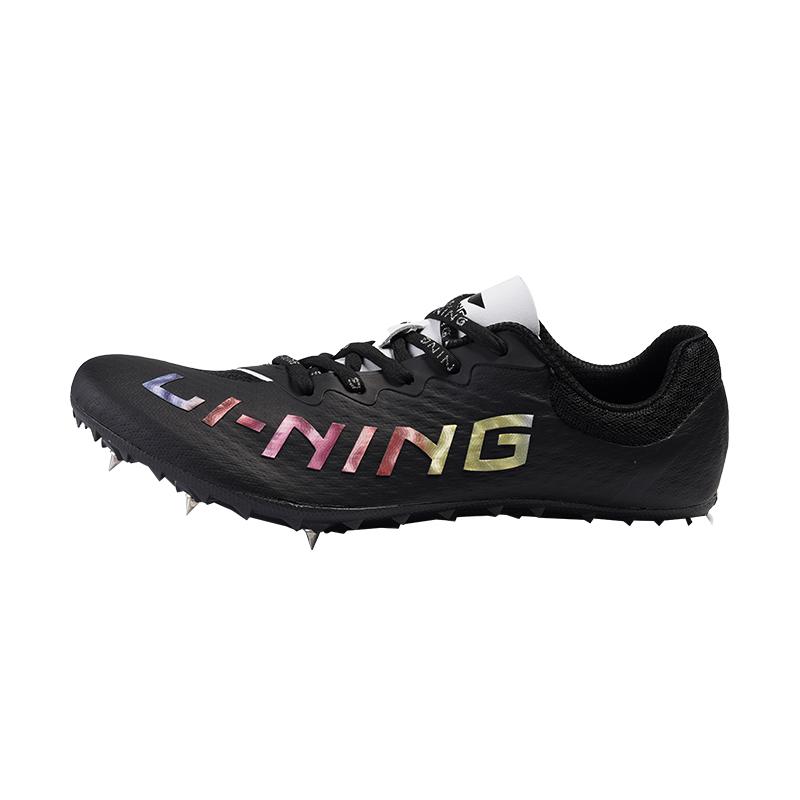 Li Ning Professional Track And Field Low Top Running Shoes Men Sneakers Black LJJR063-1