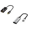 1Pc Type C To Hdmi4K Video Cable Converter Usb3.1 Type-C To Hdmi-Compatible Adapter Cable Phone Screen Adapter For Pc Laptop