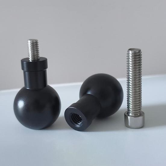 17mm/25mm Ball Head Bolt Ball Head Adapter Easy Adjustment M6/M8/M10 Adapter Phone Holder Car