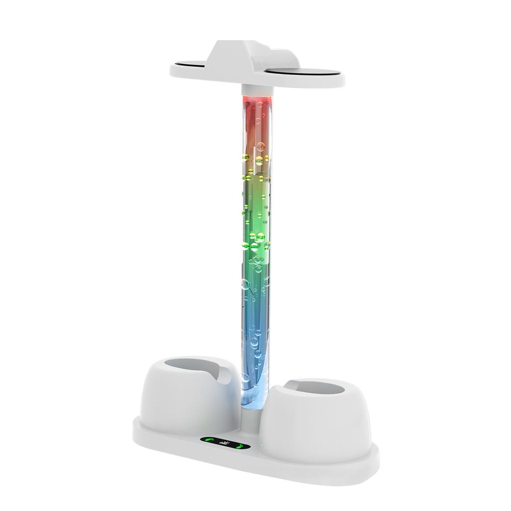 Stylish Charging Dock with LED Light VR Headset Charger Stand Organize & Charge Your Headset for Meta Quest 3 Headset