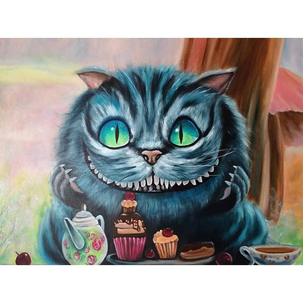 Full 5D Diamond Painting Big Mouth Cat DIY Diamond Embroidery Diamond Mosaic Cross Stitch Kits Home Decor Gift