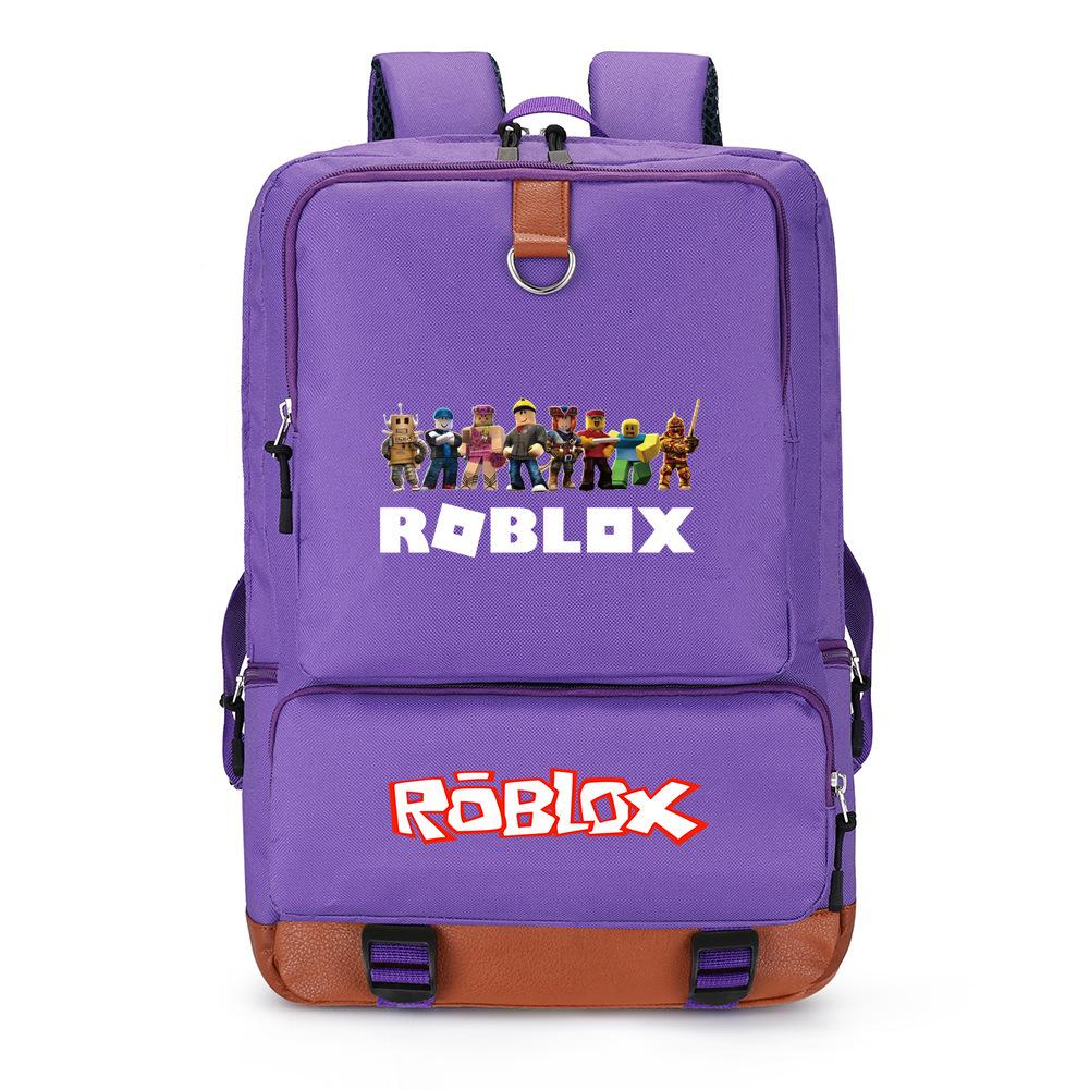 Virtual World Game Men'S And Women'S Backpacks Student Schoolbags Travel Bags Computer Bags Animation Cartoon Backpacks