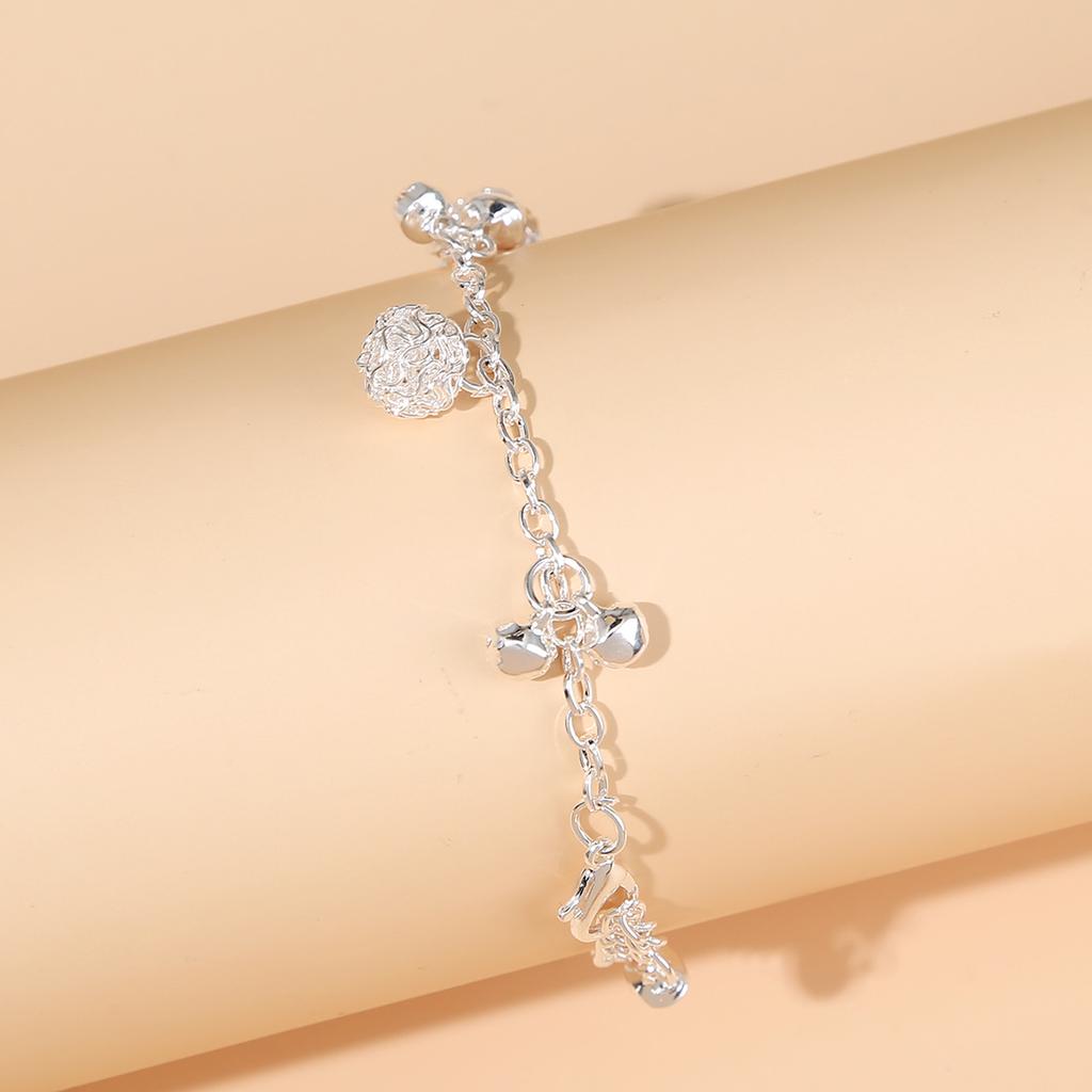 1 шт. винтажный богемный браслет из сплава с шариком-колокольчиком, женский, летний, персонализированный аксессуар