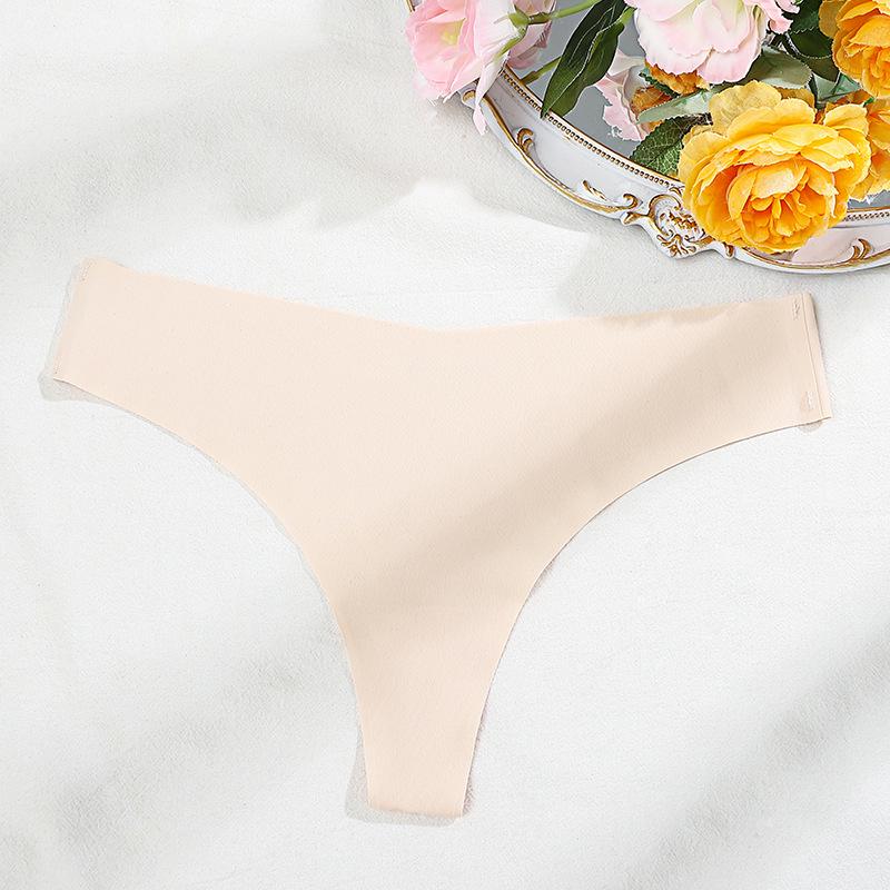 Сексуальные стринги большого размера с леопардовым принтом, низкая посадка, ледяной шелк, хлопковая ластовица - Европейский и американский стиль