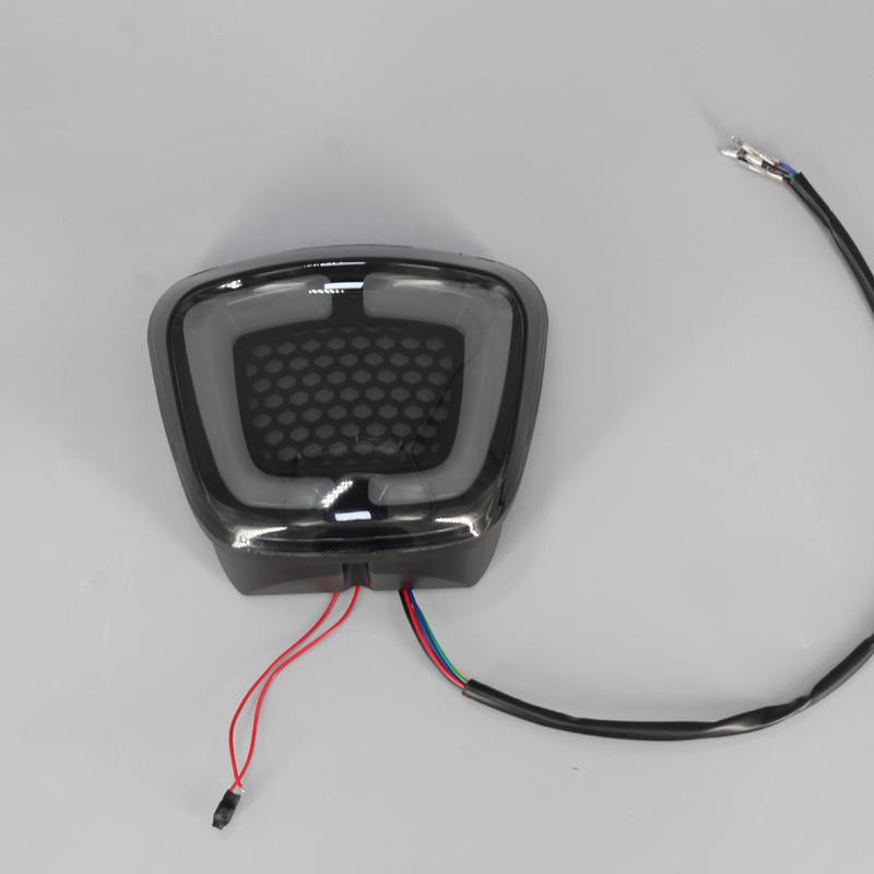 Задний фонарь для мотоцикла, интегрированный дальний свет и стоп-сигнал с поворотным фонарем для модифицированных интегрированных задних фонарей для мотоцикла