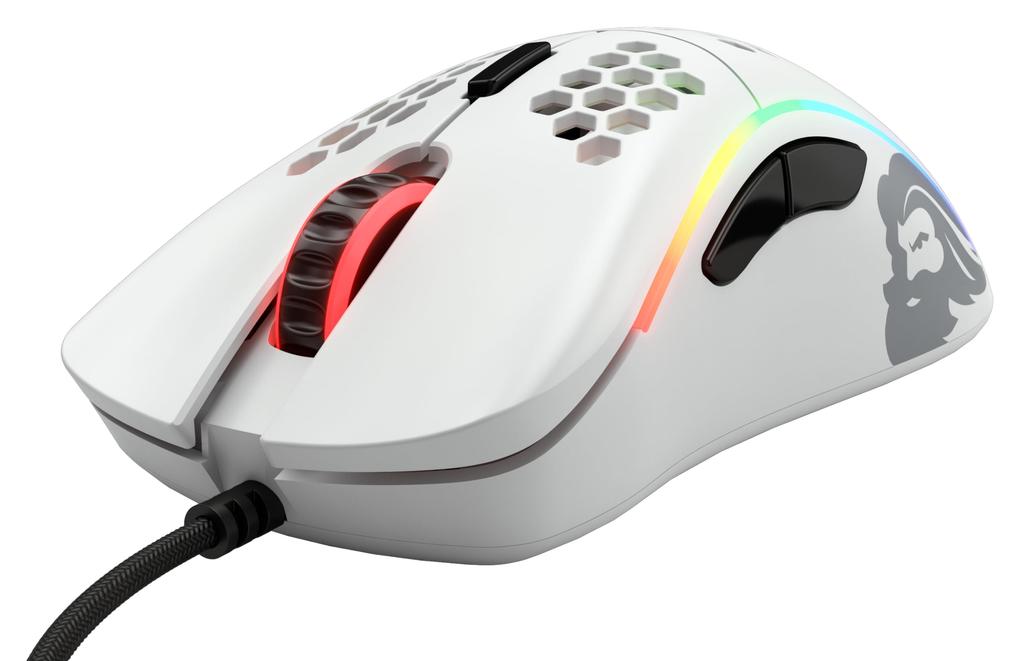 Glorious Model D Мышь Проводная игровая компьютерная эргономика RGB светящаяся 6 программных кнопок DPI 12 игровая компьютерная мышь (69 г)