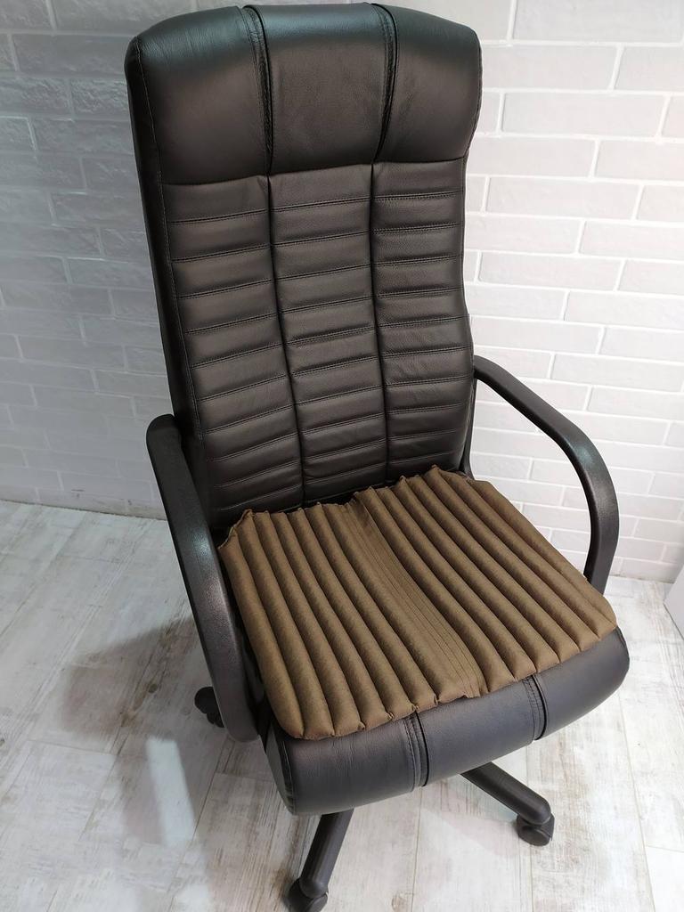 Накидка на кресло руководителя Ekkoseat, наполнитель гречневая шелуха