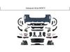 BMW E71 to G06-X6M Conversion Kit: Front/Rear Bumpers, Headlight Brackets, Fenders, and Engine Hood.