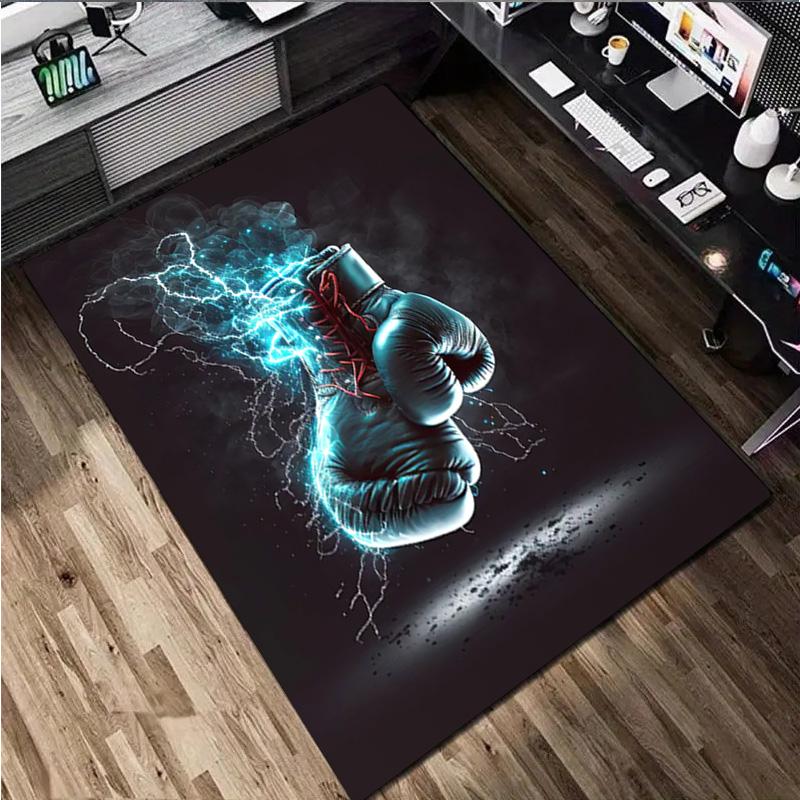 Boxing Gloves Rug Home carpet Office Decorative Carpet For Living Room Bedroom Door Mat Floor Carpet Computer Chair Area Rug