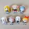 Милая фигурка Рем из Re Zero Мини-статуэтка Эмилии Рам Кавайное аниме Re:Нулевая Фигурка Скульптура Украшение для Дома Орнамент Аксессуары для Стола