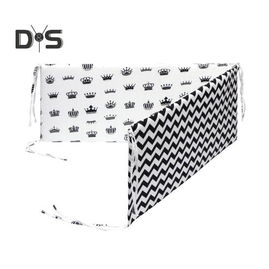 Детская кроватка бампер Pad хлопок дышащий мягкий мягкий безопасный вкладыш для кроватки анти-столкновения ограждение для кровати для малышей мальчиков девочек