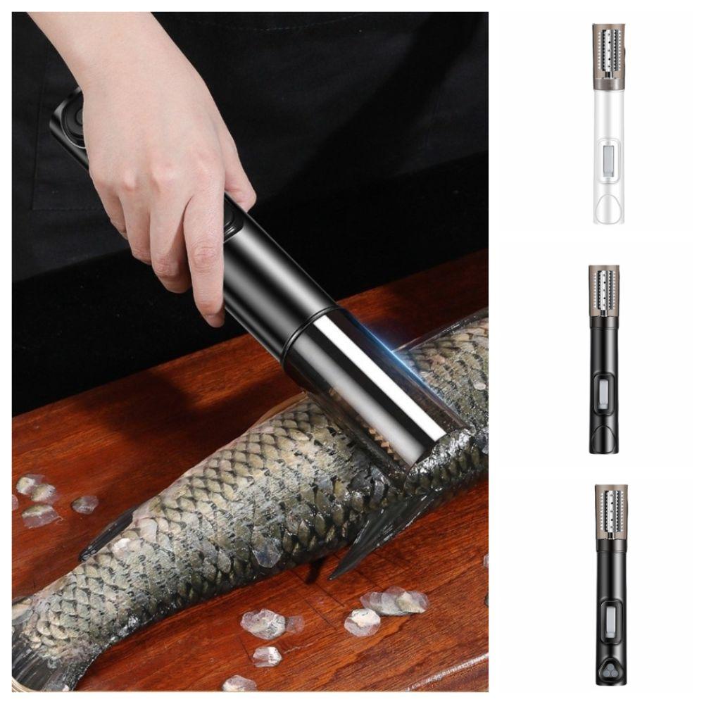 Efficient Electric Fish Scaler Left/Right Rotation Fish Scale Remover Seafood Cleaning