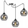 Elegant Chrome Spider Hanging Lamp Glass Shade