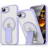 For iPhone 16e Case Compatible with MagSafe PC + TPU Phone Cover with Kickstand