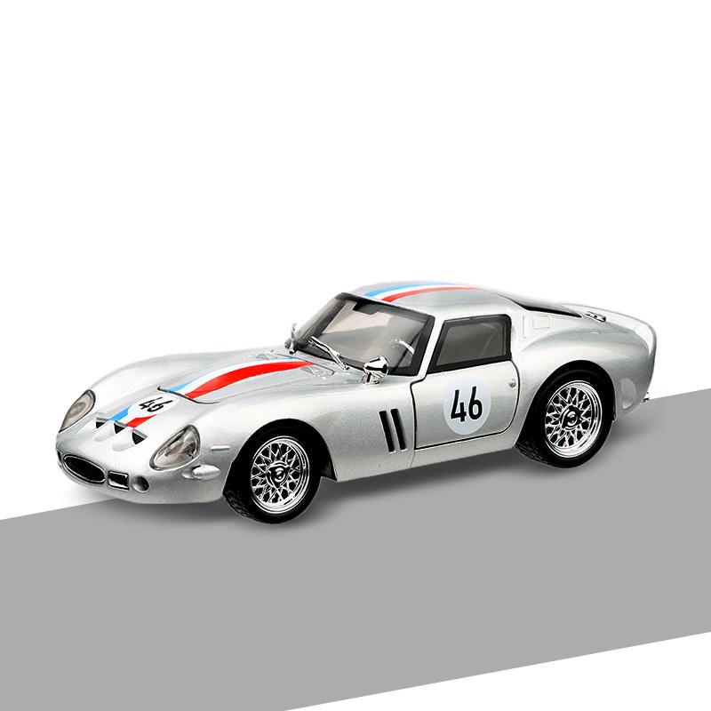 1:Масштаб 1:32 250 GTO Суперспортивный автомобиль Литой металлический моделька Mini GT Звук и свет Премиальные настольные украшения Подарок для парня