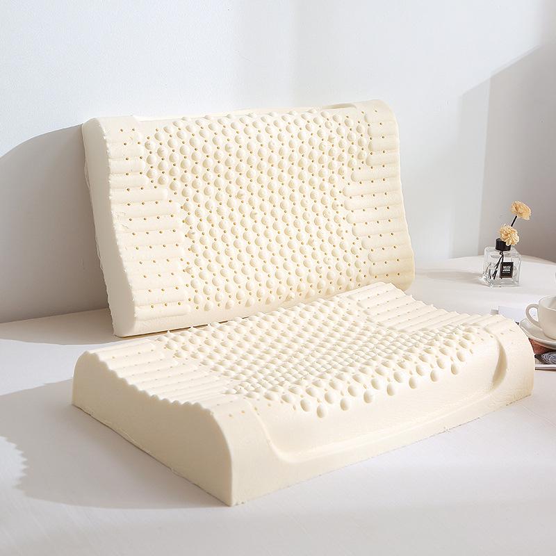 Thailand Children's Latex Neck Support Pillow - Wolf Tooth Design