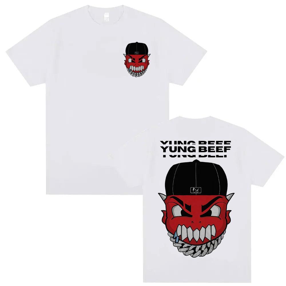 Rapper Yung Beef Album Graphic T Shirts Unisexs Clothing Harajuku Gothic Hip Hop Tshirts Casual Summer ONeck Tshirt Streetwear