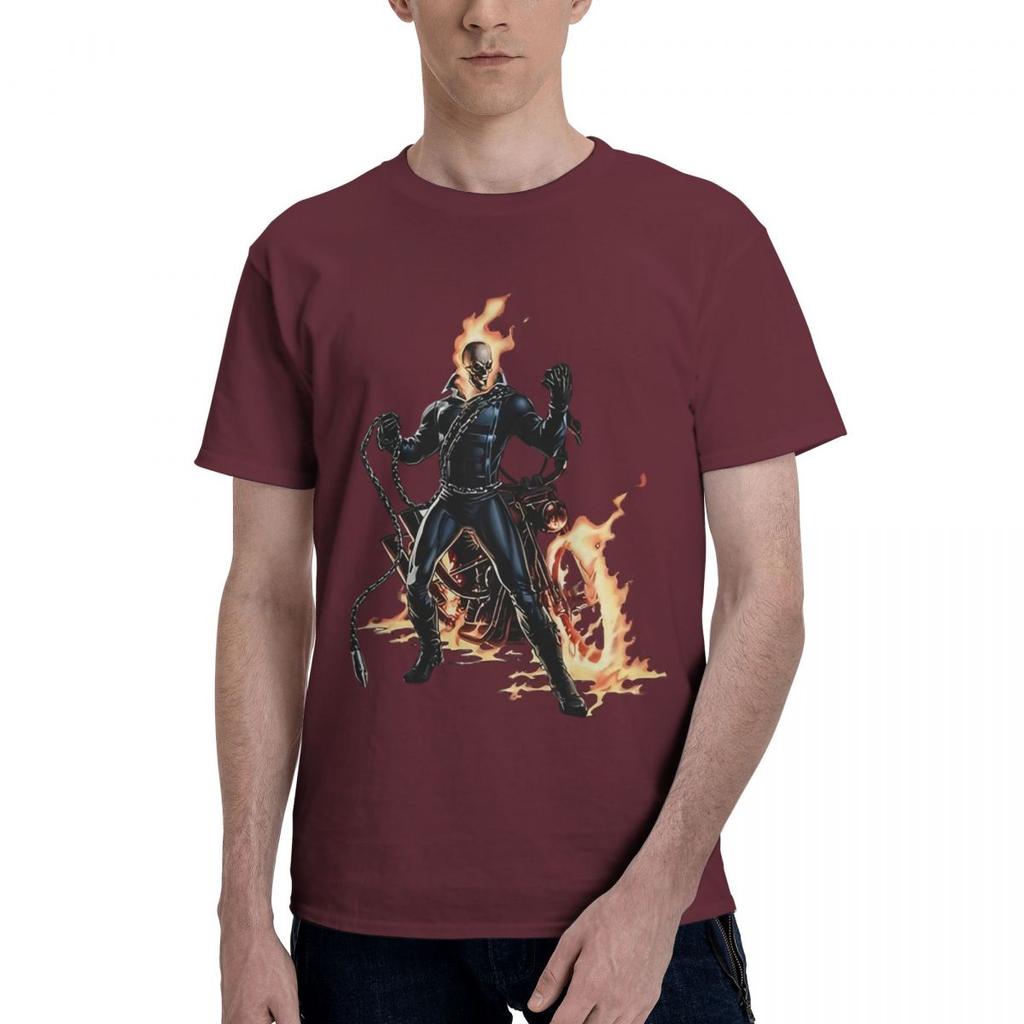 Alliance Streetwear Ghost Rider 100 Cotton Casual Breathable Confortable Tops Football Shirts 2025 T Shirt Men