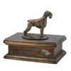 Schnauzer III – Urn for Dog Ashes, Personalized Urn with a Statue |