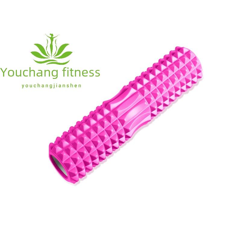 45cm EVA Foam Roller with Textured Surface for Muscle Massage and Relaxation
