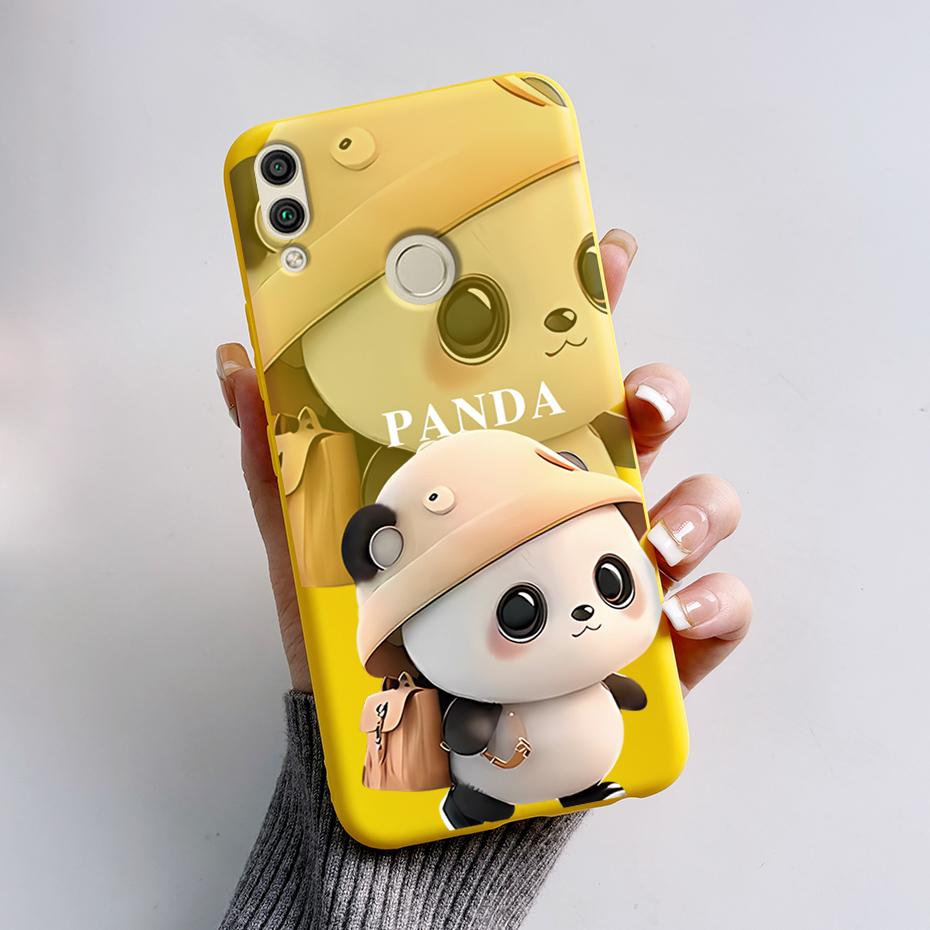 Чехол для Huawei Honor 8X Чехол для Honor 8A 8C 8S Милый Кролик Панда Расписной Мягкий ТПУ Чехол для Телефона Для Honor 8A 8C 8S 8X Honor8X Fundas