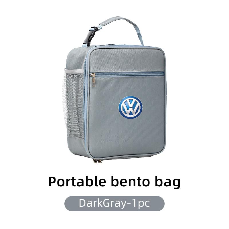 opq1 Car Insulated Lunch Bag Ice Pack Food Container Food Picnic Bags For VW GTI T5 Scirocco Polo T5 Passat B6 Golf 3 4 5 6 Tiguan