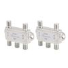 2PCS 4x1 DiSEqC Switch 4 в 1 Out 950 до 2400 МГц DiSEqC 1.0 2.0 спутниковый сигнал коммутатор-сплиттер