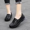 2024 New White Flat-bottomed Comfortable Soft-soled Air Cushion Non-slip Hospital Work Shoes, One-pedal Shallow-mouth Foot Cover Women's Shoes