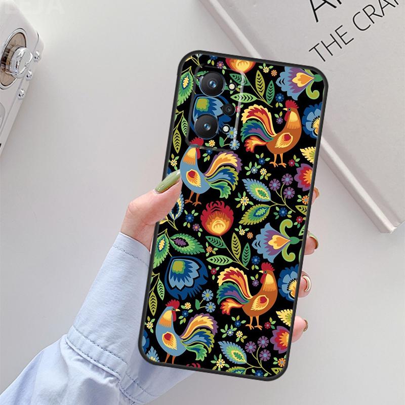 Chicken Hen Rooster For Realme C61 C75 C55 C51 C21Y C25S C67 C53 13 12 10 11 14 Pro Plus GT 6T 6 5 GT7 Pro Case