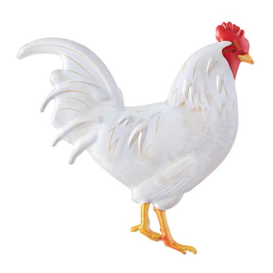 Металлическое украшение в виде петуха, декор для стены или двери, знак петуха, реалистичный