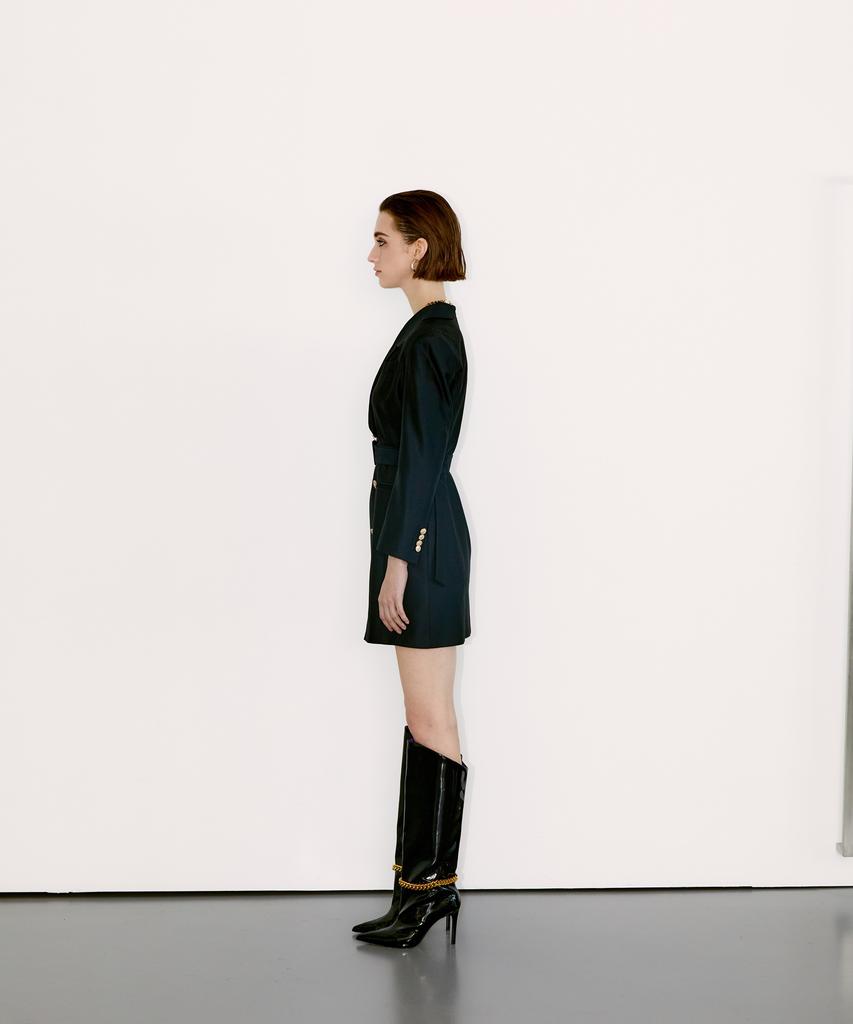 Chaenyuyog Vivi Tailored Jacket Dress [Black]
