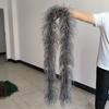 DIY 6-слойное натуральное страусиное перо боа для шитья, костюма, вышивки, длина 0,5/1/2/3/4 м, украшение для свадебного, карнавального платья, поделки