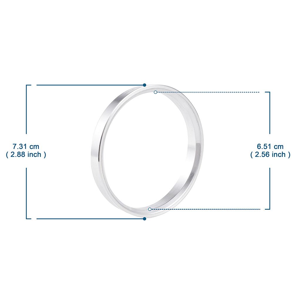4 шт. Проставка для центрального отверстия колеса автомобиля, кольцо, подходящее для центрального отверстия вашего автомобиля 73,1/54,1 73,1/56,1 до 73,1-66,6, множество размеров для вариантов