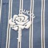 GUCCI  814715 46 Long sleeve shirt blue cotton mens