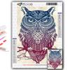 Алмазная вышивка животное Сова 5D DIY Алмазная картина вышивка крестом горный хрусталь