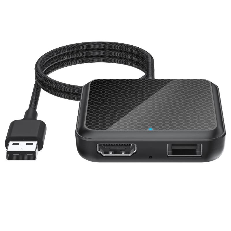 Конвертер-компаньон для автомобильного ТВ, подключает Fire/Google TV Stick к штатным автомобилям с CarPlay, для просмотра ТВ и видео, автомобильный аксессуар