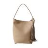 [Rodesco] Bag Tote Bag Simple One Handle Tote with Tassel Ladies XX46-2AW2505 BEIGE One