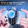 Wireless Gaming Phone Radiator With RGB Lights Dual Cooling Modes Universal Fit For All Smartphones Android USB Charging One-Second Touch Cooling
